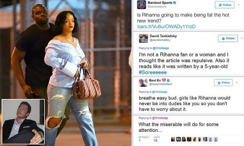 Rihanna body shamed by sportcaster